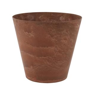 Ter Steege Plantenpot/bloempot - natuursteen look terra - D22 x H20 cm