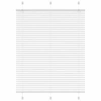 Pliss rolgordijn 110x100cm stofbreedte 109,4cm polyester wit