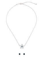 Swarovski collier à pendentif Stella serti de cristaux - Argent