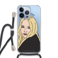 Mary Kate: iPhone 13 Pro Transparant Hoesje met koord