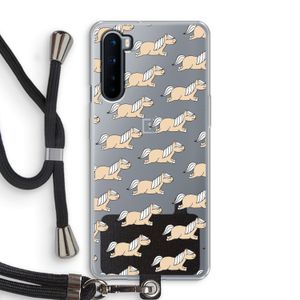 Ponys: OnePlus Nord Transparant Hoesje met koord