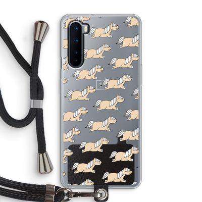 Ponys: OnePlus Nord Transparant Hoesje met koord