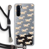 Ponys: OnePlus Nord Transparant Hoesje met koord