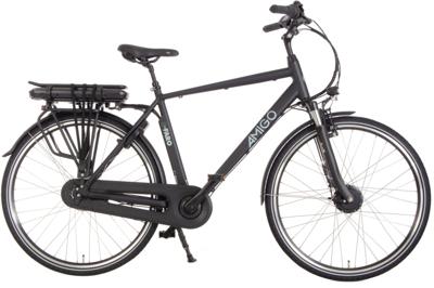 AMIGO E Faro S2 28 Inch 53 cm Heren 7V Rollerbrake Matzwart