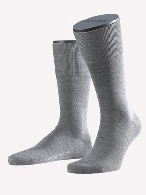 FALKE - Sokken - Airport - Donker Grijs - 3070, Maat:39-40
