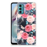 Motorola Moto G60 TPU Case Butterfly Roses