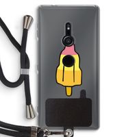 Raketijsje: Sony Xperia XZ2 Transparant Hoesje met koord