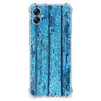 Samsung Galaxy A04e Stevig Telefoonhoesje Wood Blue