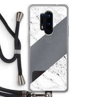 Biggest stripe: OnePlus 8 Pro Transparant Hoesje met koord