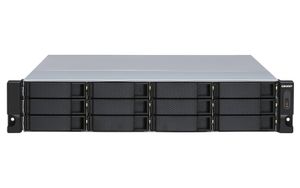 QNAP TL-R1200S-RP behuizing voor opslagstations HDD-/SSD-behuizing Zwart, Grijs 2.5/3.5"