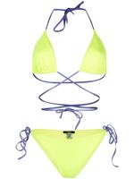 Noire Swimwear haut de bikini Tanning à lanière multi-tour - Jaune - thumbnail