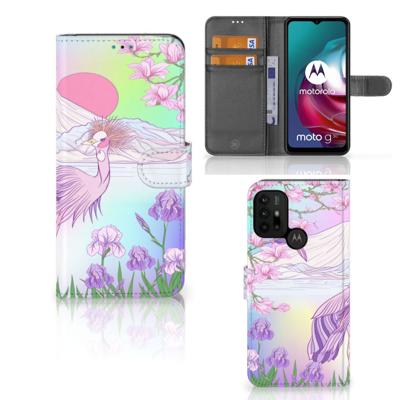 Motorola Moto G10 | G20 | G30 | Telefoonhoesje | Met pasjeshouder | Bird