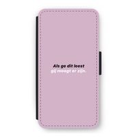 gij moogt er zijn: iPhone 12 Flip Hoesje