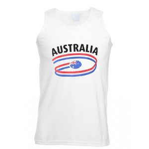 Top met vlaggen thema Australia heren