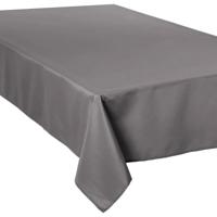 Atmosphera Tafelkleed - 300 x 150 cm - grijs - Eettafel tafellakens - polyester