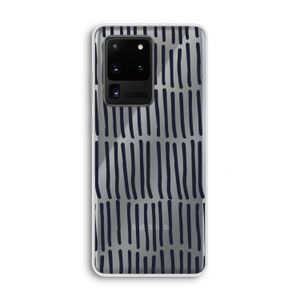 Moroccan stripes: Samsung Galaxy S20 Ultra Transparant Hoesje
