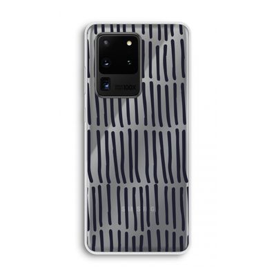 Moroccan stripes: Samsung Galaxy S20 Ultra Transparant Hoesje