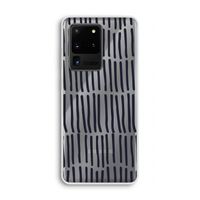 Moroccan stripes: Samsung Galaxy S20 Ultra Transparant Hoesje