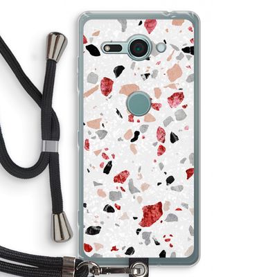 Terrazzo N°12: Sony Xperia XZ2 Compact Transparant Hoesje met koord