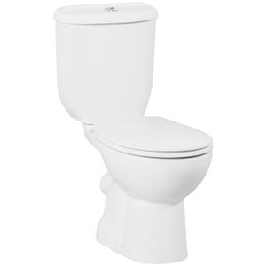 Toiletpot Staand BWS Sedef Achter Aansluiting Wit Exclusief Bril