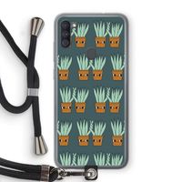 Sansevieria: Samsung Galaxy A11 Transparant Hoesje met koord