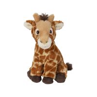 Pluche knuffel giraffe van 19 cm - thumbnail