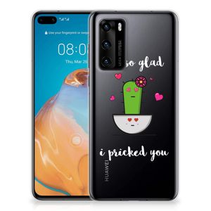 Huawei P40 Telefoonhoesje met Naam Cactus Glad