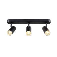 SLV OpbouwspotNoblo zwart 3-lichts 2700K - 1008720