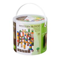 Jouéco houten blokken, 100st. Jouéco houten blokken, 100st.