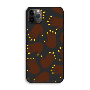 Hands dark: iPhone 11 Pro Max Biologisch afbreekbaar hoesje
