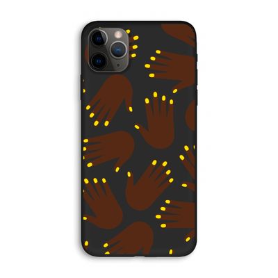 Hands dark: iPhone 11 Pro Max Biologisch afbreekbaar hoesje
