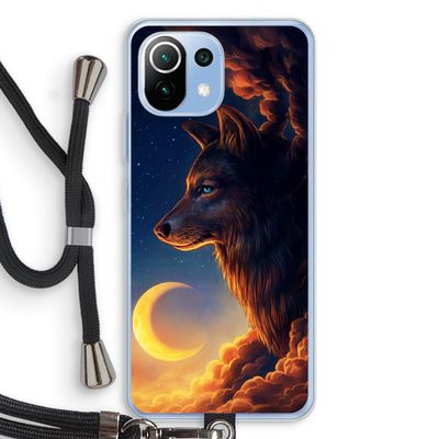 Night Guardian: Xiaomi Mi 11 Lite Transparant Hoesje met koord