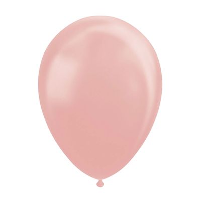 Globos Ballonnen pearl rose goud 30cm, 10st.