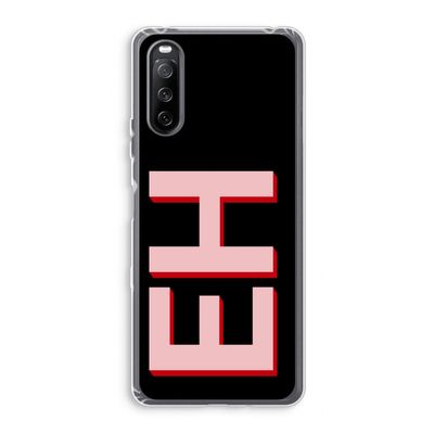 Monogram: Sony Xperia 10 III Transparant Hoesje