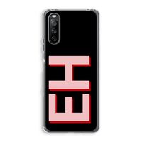 Monogram: Sony Xperia 10 III Transparant Hoesje