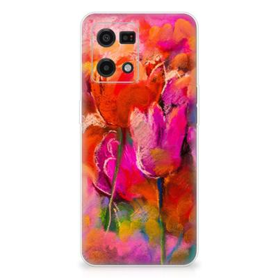 Smartphone hoesje OPPO Reno7 4G Tulips Smartphone hoesje OPPO Reno7 4G Tulips