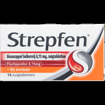 Strepfen Sinaasappel bij keelpijn SV 8,75mg, 16 stuks bij Jumbo