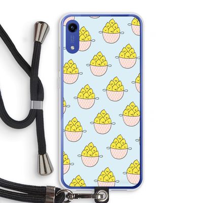 Citroenen: Honor Play 8A Transparant Hoesje met koord