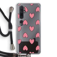 Ondersteboven verliefd: Xiaomi Mi Note 10 Pro Transparant Hoesje met koord