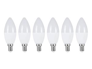LIVARNO home 6 LED-lampen (Kaars E14)