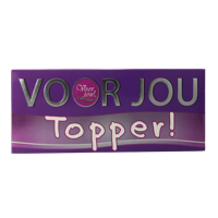 Voor Jou! Wensreep topper 70 Gram