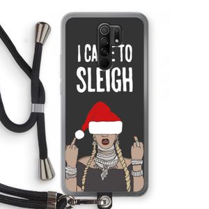 Came To Sleigh: Xiaomi Redmi 9 Transparant Hoesje met koord