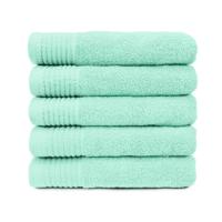 The One Badhanddoek Deluxe 70x140 550 gram Mint (5 stuks)