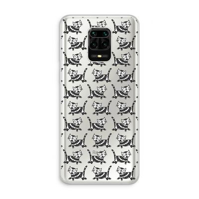 Zwarte poes: Xiaomi Redmi Note 10 Lite Transparant Hoesje