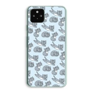 Poezen: Google Pixel 5a 5G Transparant Hoesje
