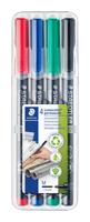 Viltstift staedtler ohp lumo m 317 perm wp4 | 10 stuks