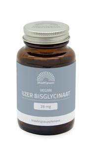 Mattisson Vegan ijzer bisglycinaat 28mg