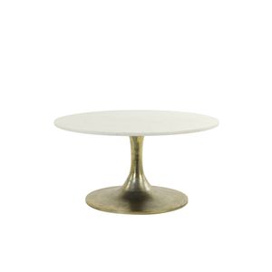 Light & Living - Salontafel RICKERD - Ø76x36cm - Wit