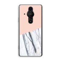 A touch of peach: Sony Xperia Pro-I Transparant Hoesje