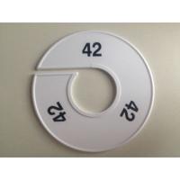 Maatring 11 cm wit/zwart 42